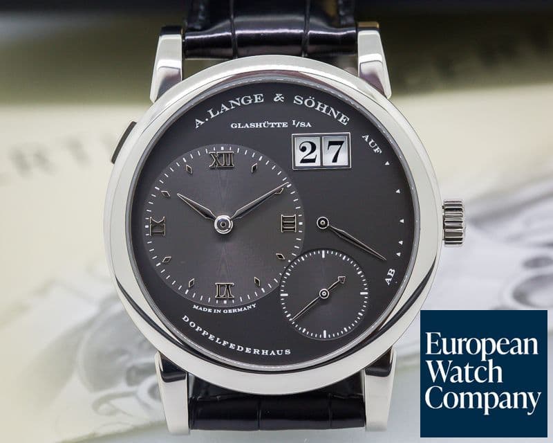 Image of A. Lange and Sohne Lange 1 Grey Slate Dial White Gold / Deployment