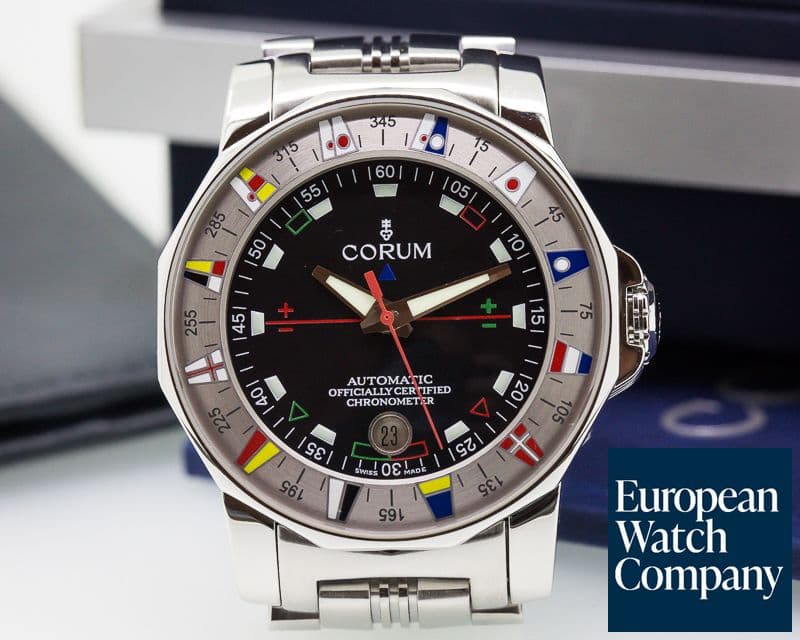 Image of Corum Admirals Cup 44 Automatic Black Dial SS / SS 