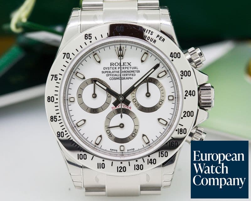 Image of Rolex Daytona White Dial SS / SS UNWORN