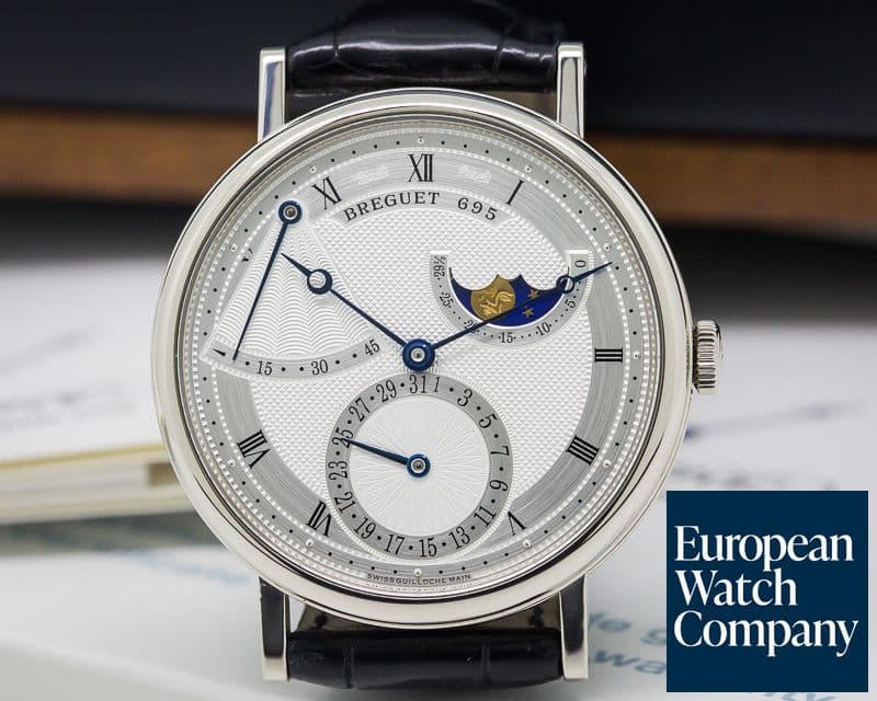 Image of Breguet Classique Power Reserve Moon 18K White Gold 
