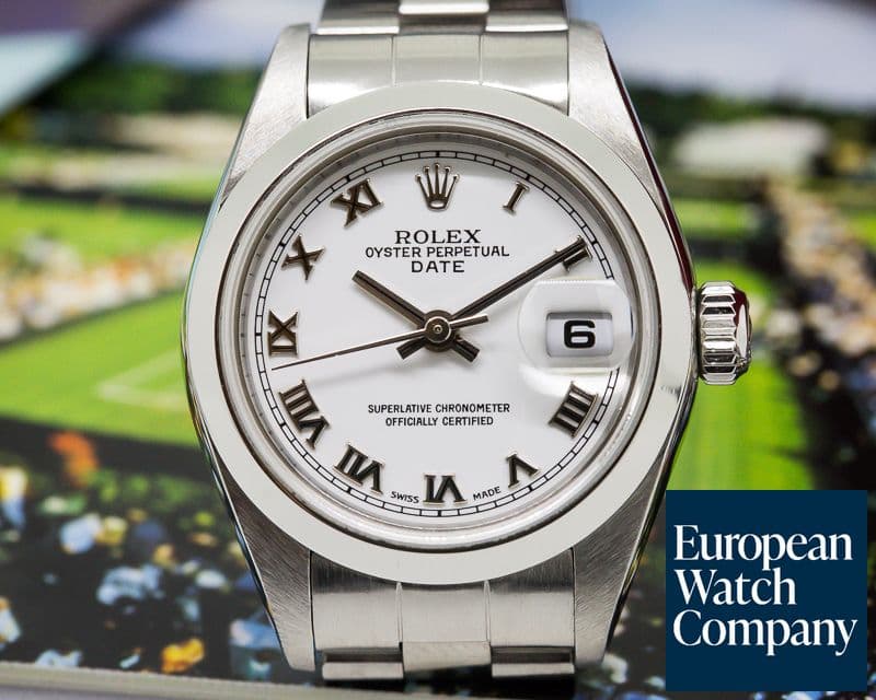 Image of Rolex Oyster Perpetual Ladies Datejust White Roman Dial SS / SS 