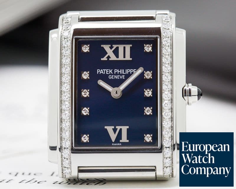 Image of Patek Philippe Twenty 4 Blue Dial SS / SS 