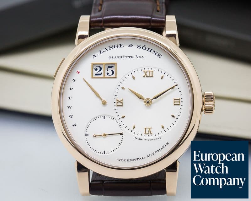 Image of A. Lange and Sohne Lange 1 Daymatic 18K Rose Gold 