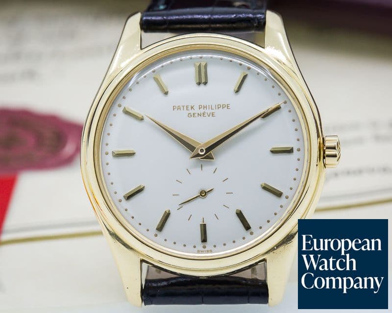 Image of Patek Philippe Vintage Calatrava Automatic Enamel 18K 