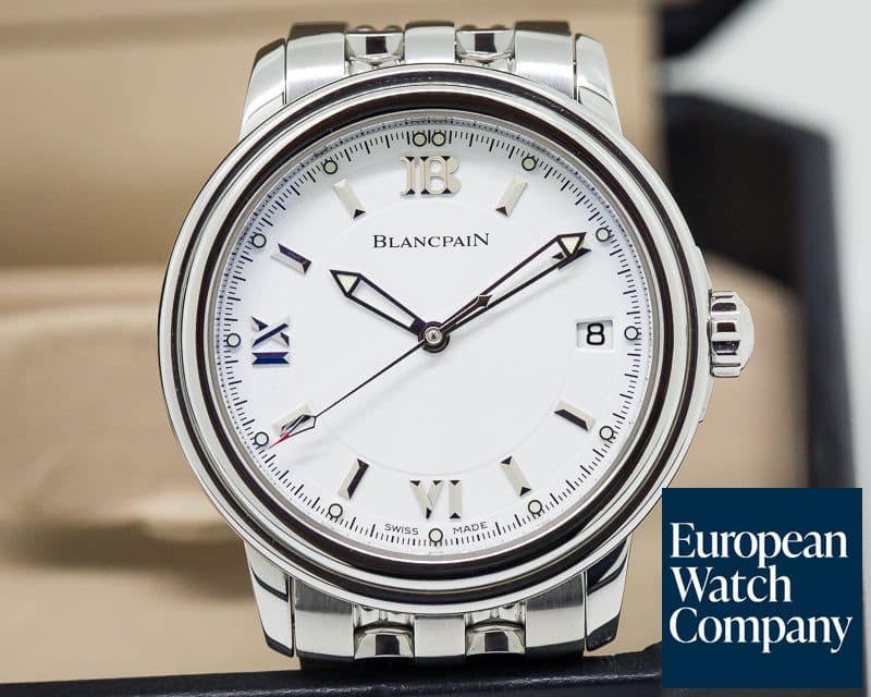 Image of Blancpain Leman 2100 White Dial SS 38MM