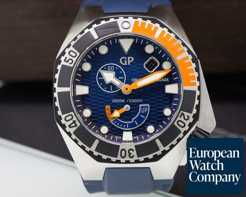 Image of Girard Perregaux Sea Hawk SS / Rubber