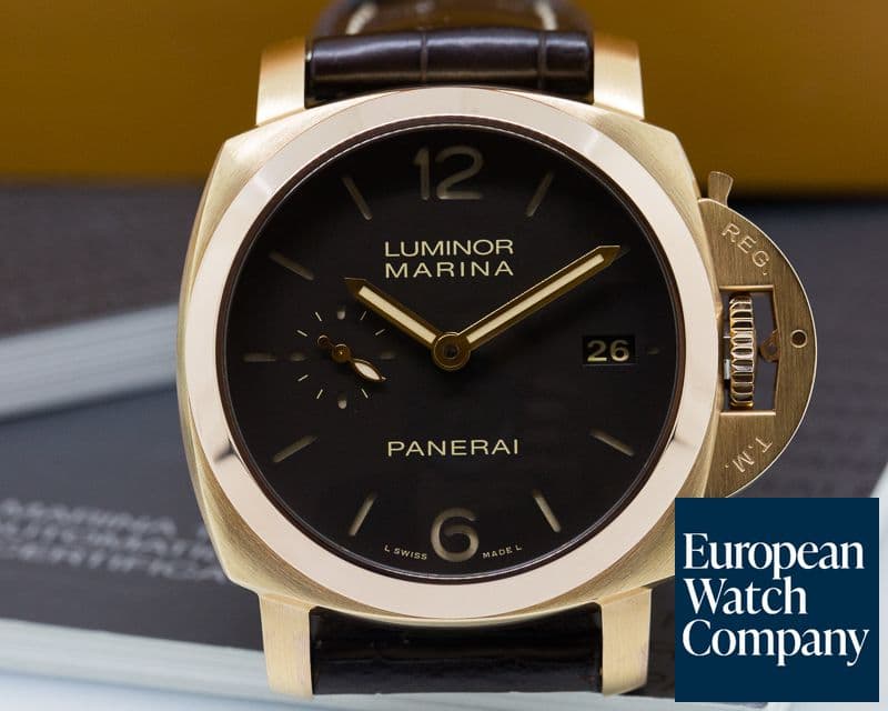 Image of Panerai Luminor Marina 1950 3 Days Automatic 18K Rose Gold 
