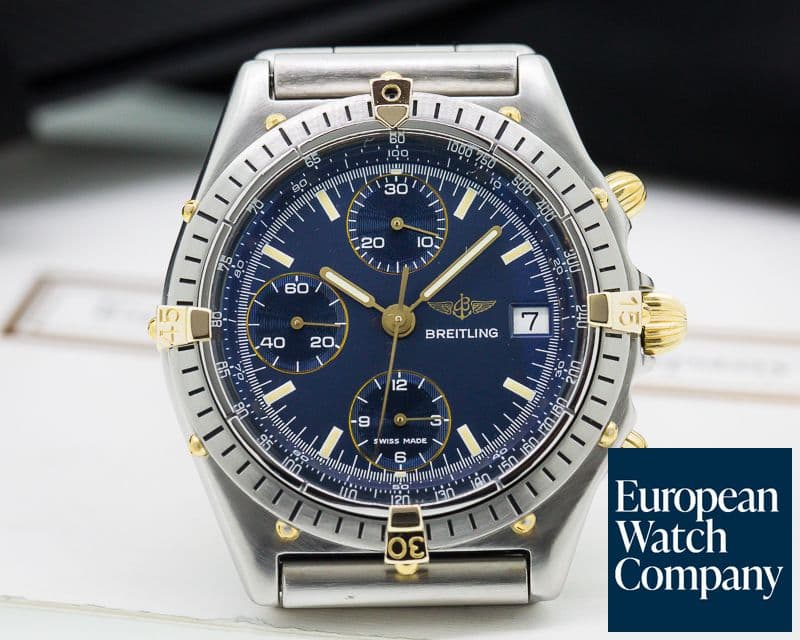 Image of Breitling Chronomat Blue Dial SS / 18K