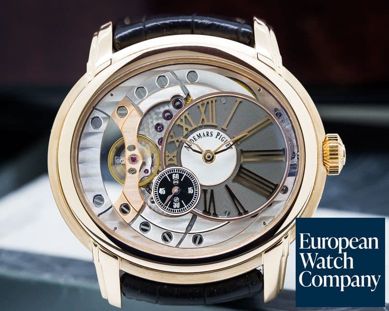 Image of Audemars Piguet Millenary Automatic Skeleton 18K Rose Gold