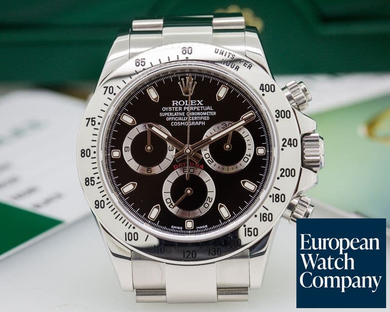 Image of Rolex Daytona Black Dial SS / SS
