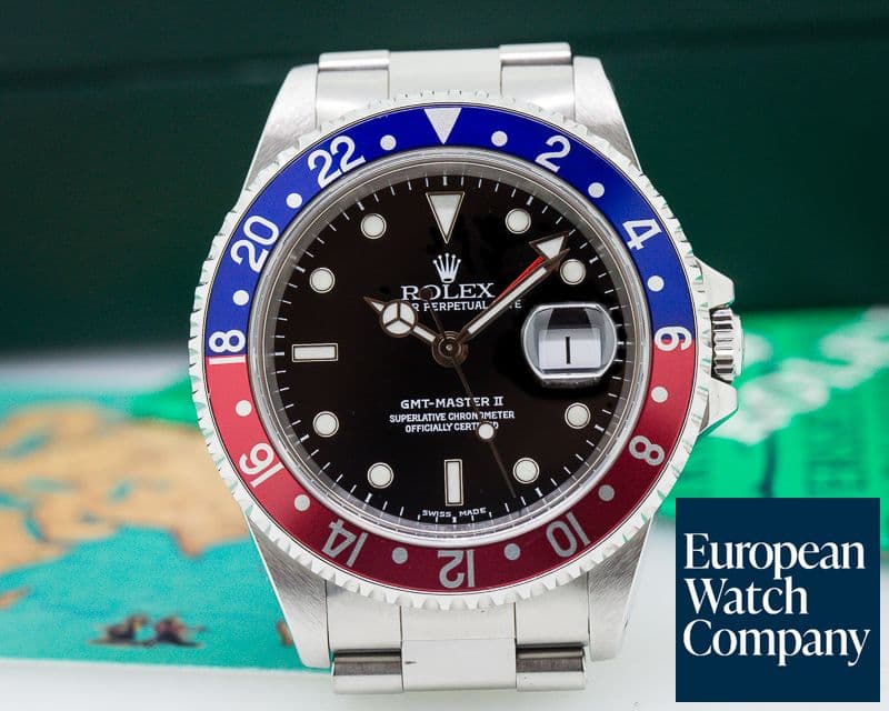 Image of Rolex GMT Master II SS Red / Blue Pepsi Bezel