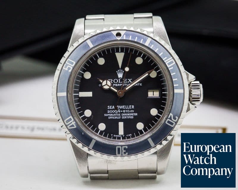 Image of Rolex Vintage Sea Dweller "Rail Dial" Circa 1979 SS / SS