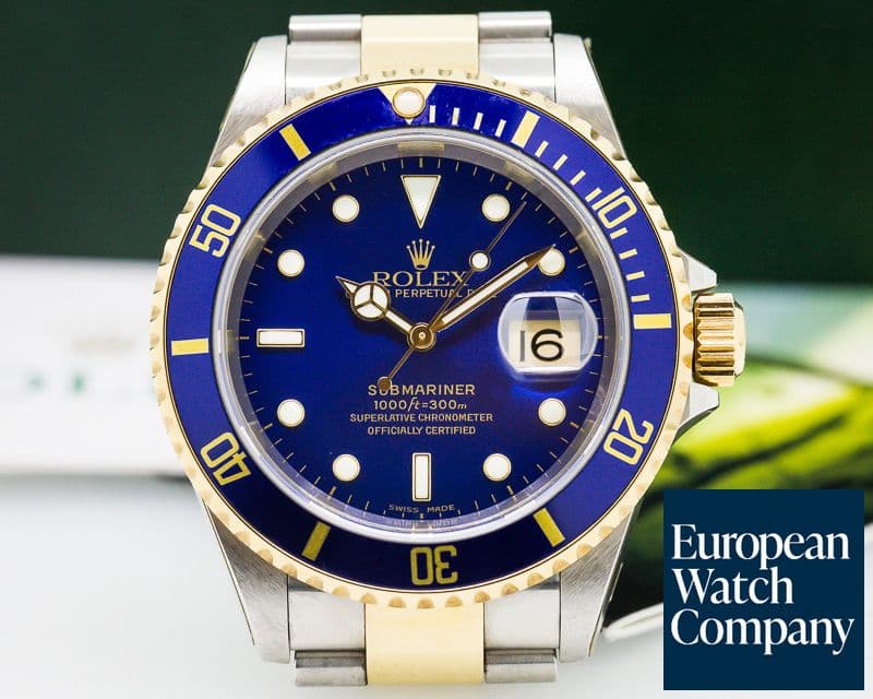 Image of Rolex Submariner Blue Dial SS / 18K