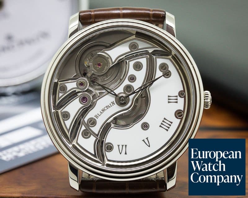 Image of Blancpain Villeret Mouvement Invers 18K White Gold