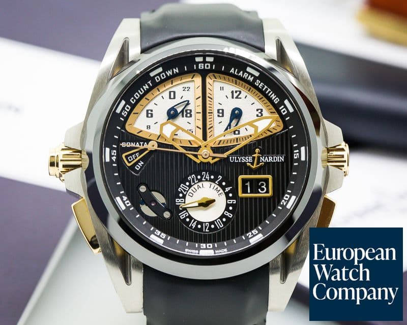 Image of Ulysse Nardin Sonata Streamline Black Dial Titanium