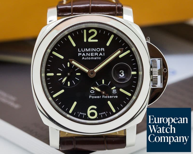 Image of Panerai Luminor Power Reserve Black Dial 44MM SS