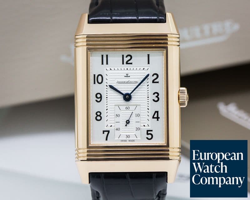 Image of Jaeger LeCoultre Grande Reverso 976 Classique Silver Dial 18K Rose Gold/