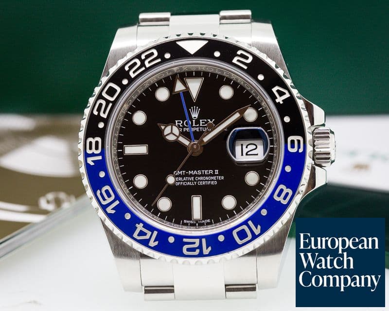 Image of Rolex GMT Master II Ceramic Black & Blue SS 