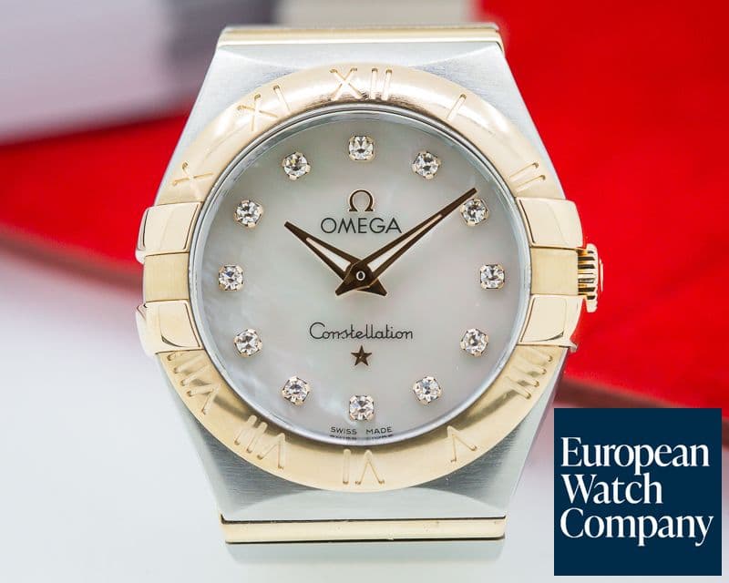 Image of Omega Ladies Constellation Diamond MOP Dial 18K / SS