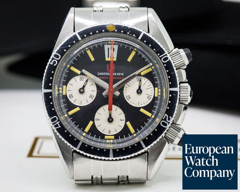 Image of Universal Geneve Vintage Space Compax SS 