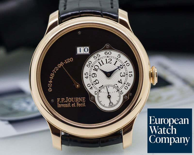 Image of F. P. Journe Octa Reserve de Marche  BLACK DIAL BOUTIQUE ONLY Rose Gold