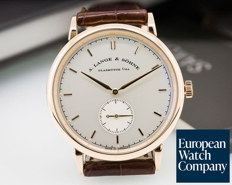 Image of A. Lange and Sohne Saxonia Manual Wind 18K Rose Gold 