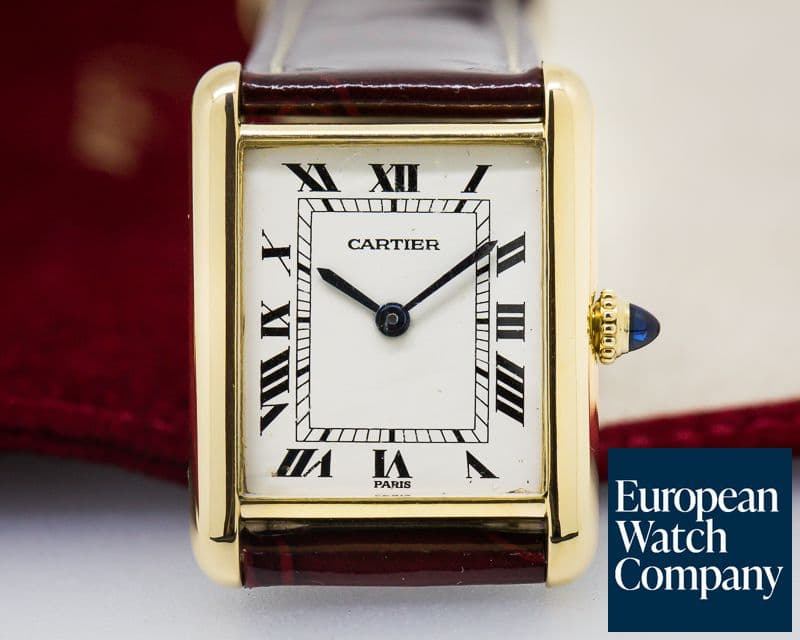 Image of Cartier Tank Louis Manual Wind 18K Yellow Gold
