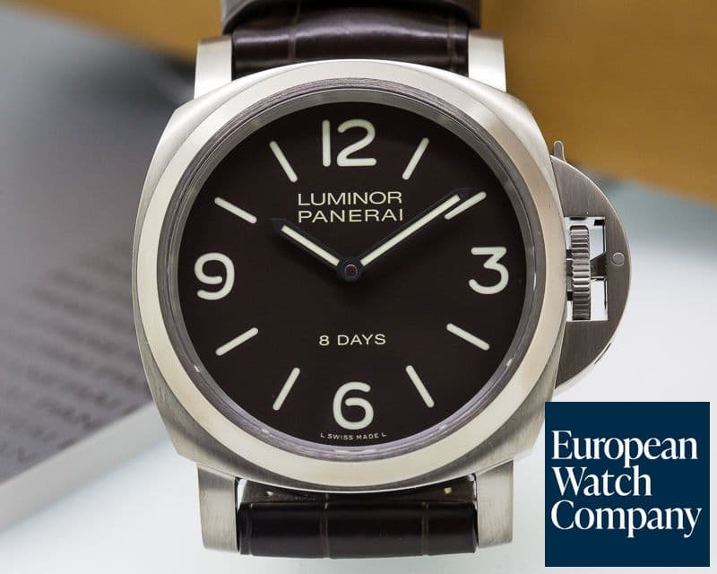 Image of Panerai Luminor Base 8 Days Tobacco Dial Titanium