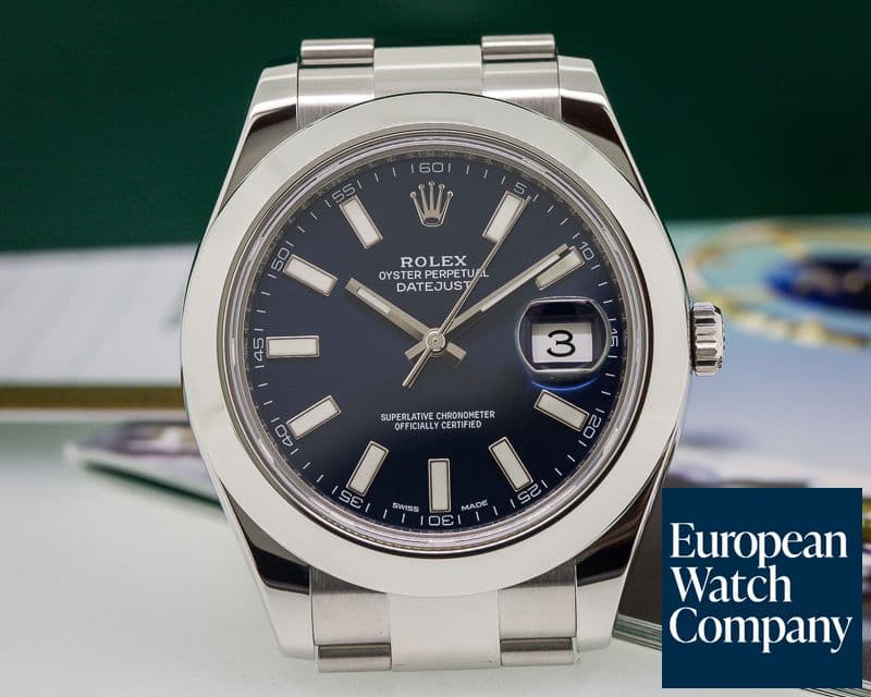 Image of Rolex Datejust II SS Blue Dial 