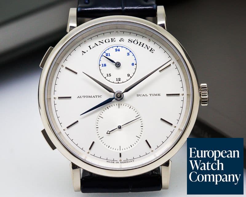 Image of A. Lange and Sohne Saxonia Dual Time 18K White Gold 