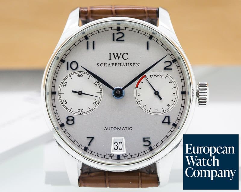Image of IWC Portuguese 7 Day Automatic SS 