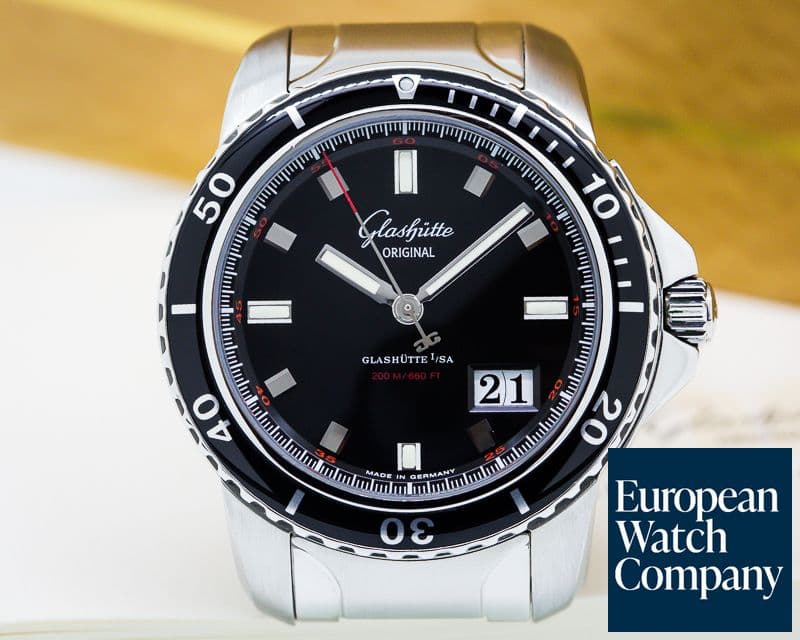Image of Glashutte Original Sport Evolution Panorama Date SS / SS