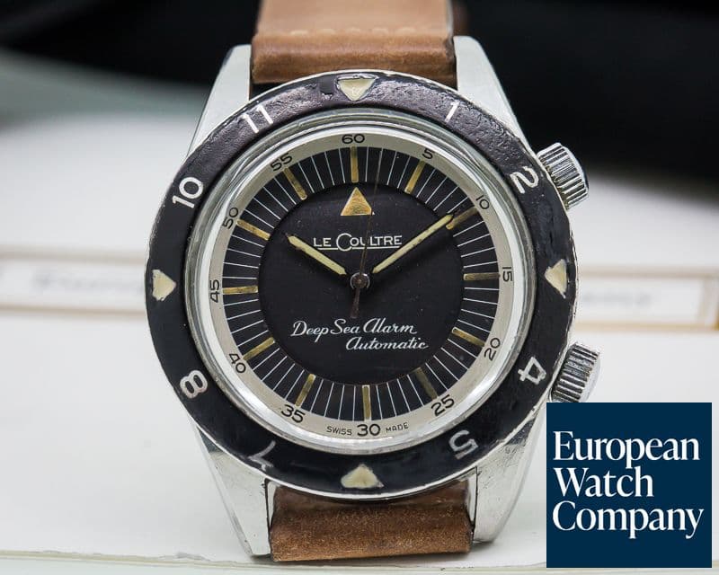 Image of Jaeger LeCoultre Vintage Deep Sea Alarm SS US Edition Circa 1962 RARE