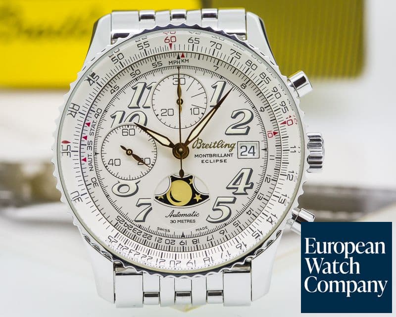 Image of Breitling Navitimer Montbrillant Eclipse SS / SS