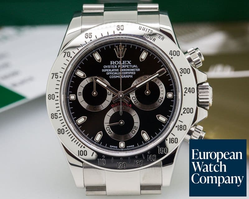 Image of Rolex Daytona SS Black Dial