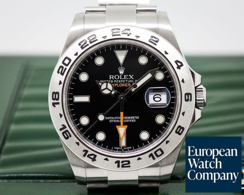 Image of Rolex Explorer II Black Dial SS / SS