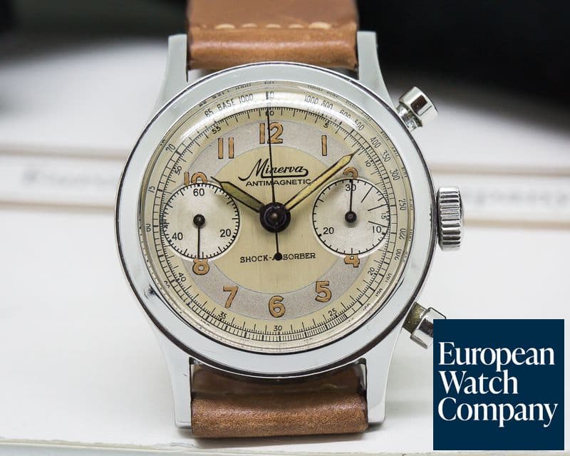 Image of Minerva Vintage Antimagnetic Chronograph SS