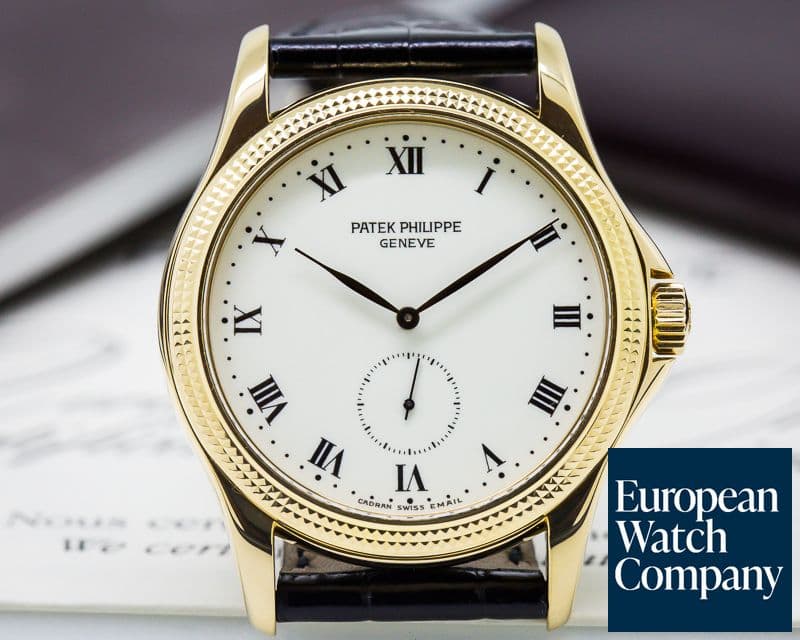 Image of Patek Philippe Calatrava Enamel Dial 18K Yellow Gold