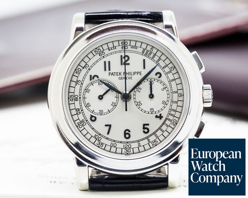 Image of Patek Philippe 5070 White Gold Chronograph