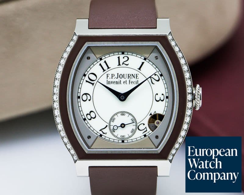 Image of F. P. Journe Elegante Ladies Quartz with Diamonds Ti / Rubber