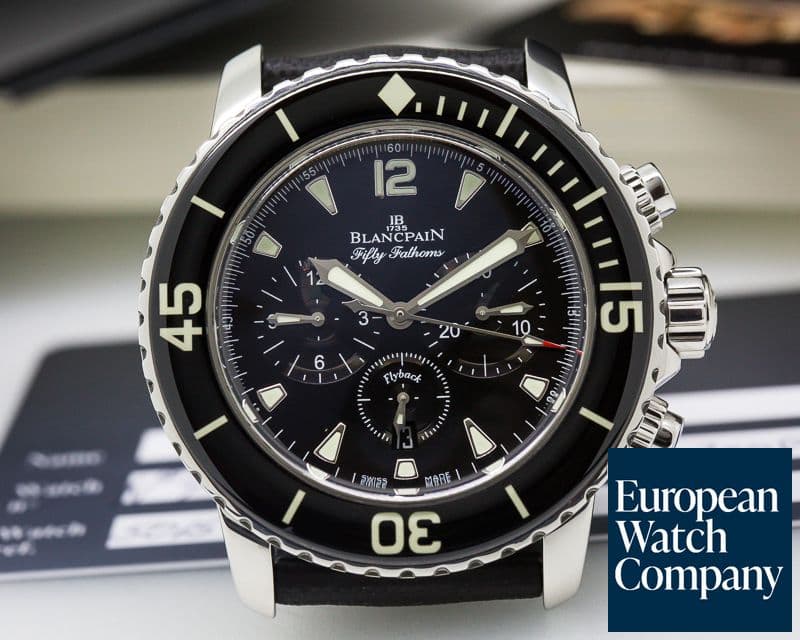 Image of Blancpain Fifty Fathoms Chronograph SS/Kevlar 