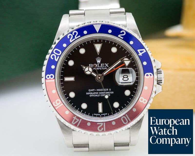 Image of Rolex GMT Master II SS Red / Blue Pepsi Bezel