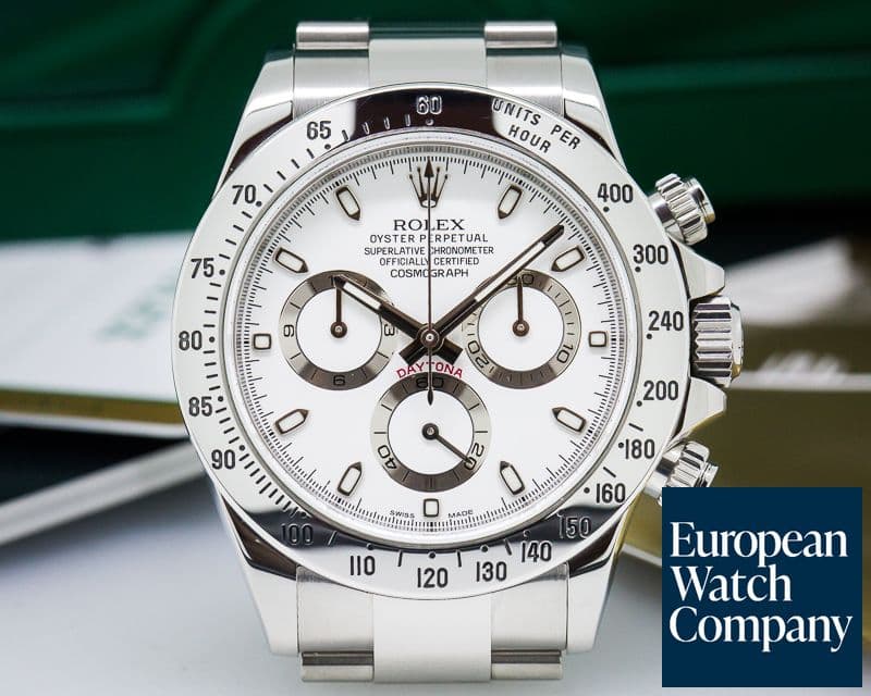 Image of Rolex Daytona White Dial SS 