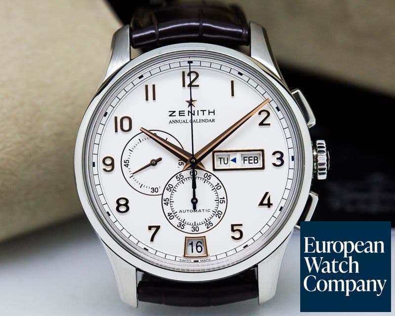 Image of Zenith Captain Windsor Chronograph SS / Silver Dial 