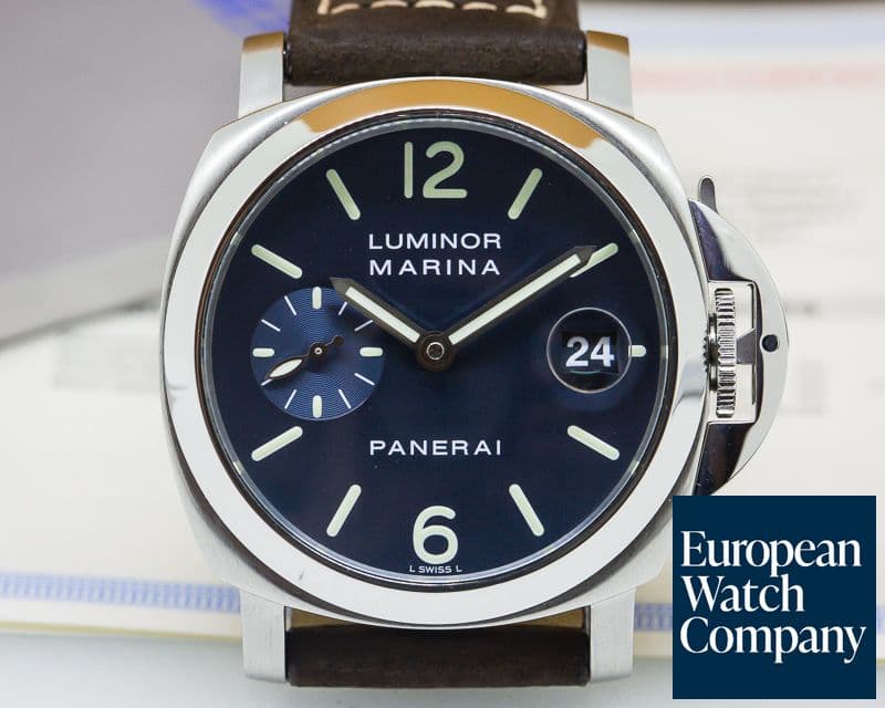 Image of Panerai Luminor Marina 40mm Blue dial