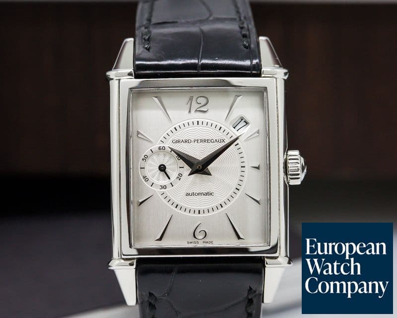 Image of Girard Perregaux Vintage 1945 Silver Dial SS 