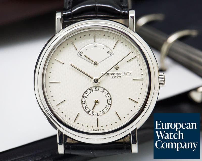Image of Vacheron Constantin Les Historiques Power Reserve 18K White Gold Silver Dial
