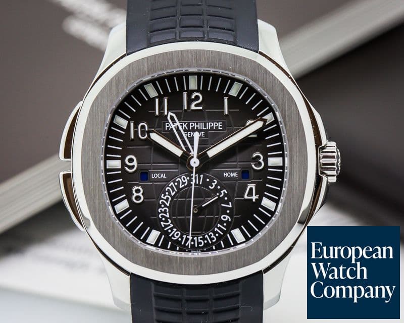 Image of Patek Philippe Aquanaut Travel Time SS / Rubber 
