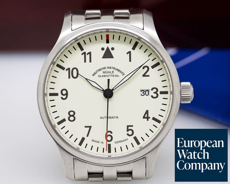 Image of Muhle Glashutte Terranaut Sport III Ivory Dial SS / SS