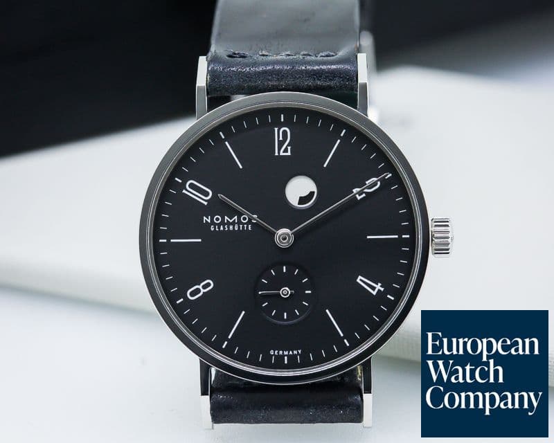 Image of Nomos Tangente Steel Power Reserve Black Dial
